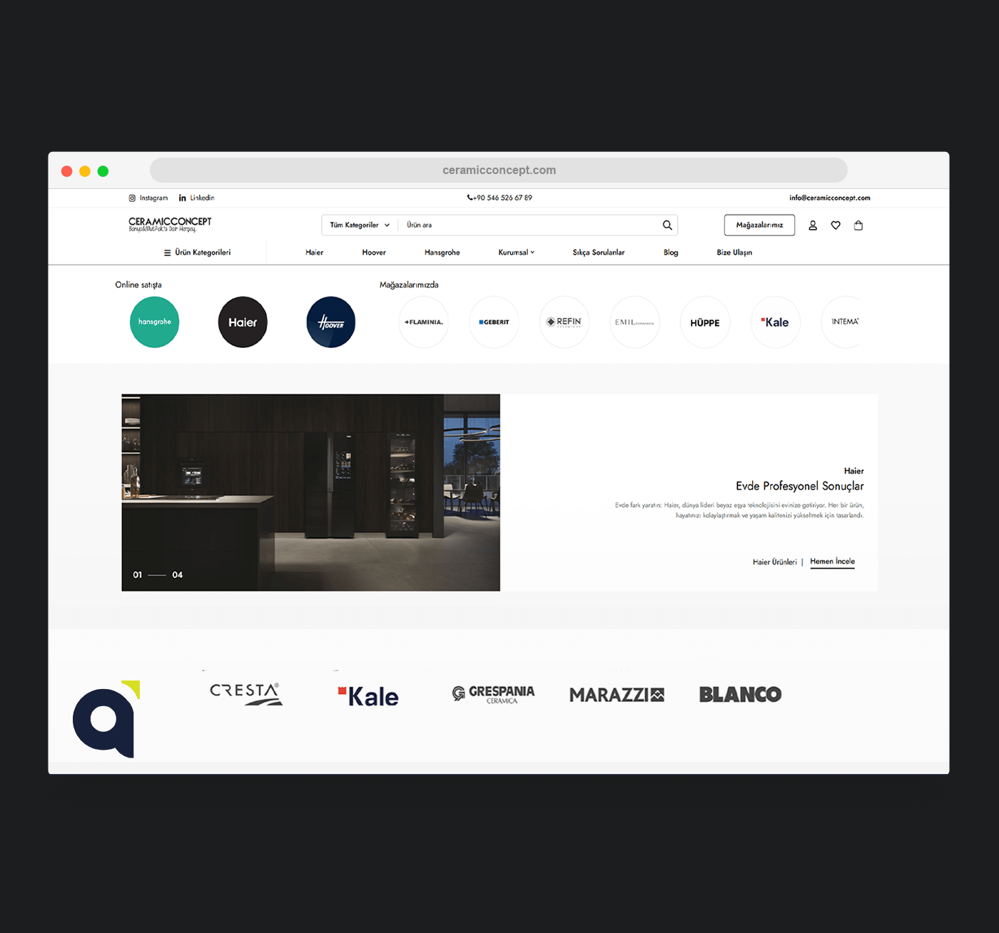 Ceramic Concept | E-Ticaret Platformu
