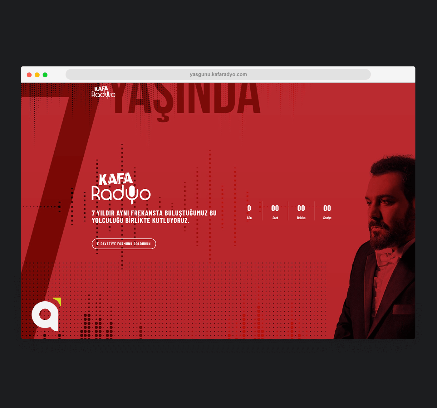 Kafa Radyo | Etkinlik Web Tasarım